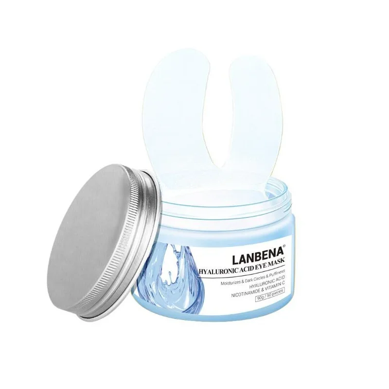 Hyaluronic acid LANBENA морщины у глаз восстанавливающий, увлажняющий подтяжка кожи уход за кожей ретинол маска для глаз Гиалуроновая кислота патчи для глаз Сыворотка уменьшает темные круги сумки - Цвет: Hyaluronic acid