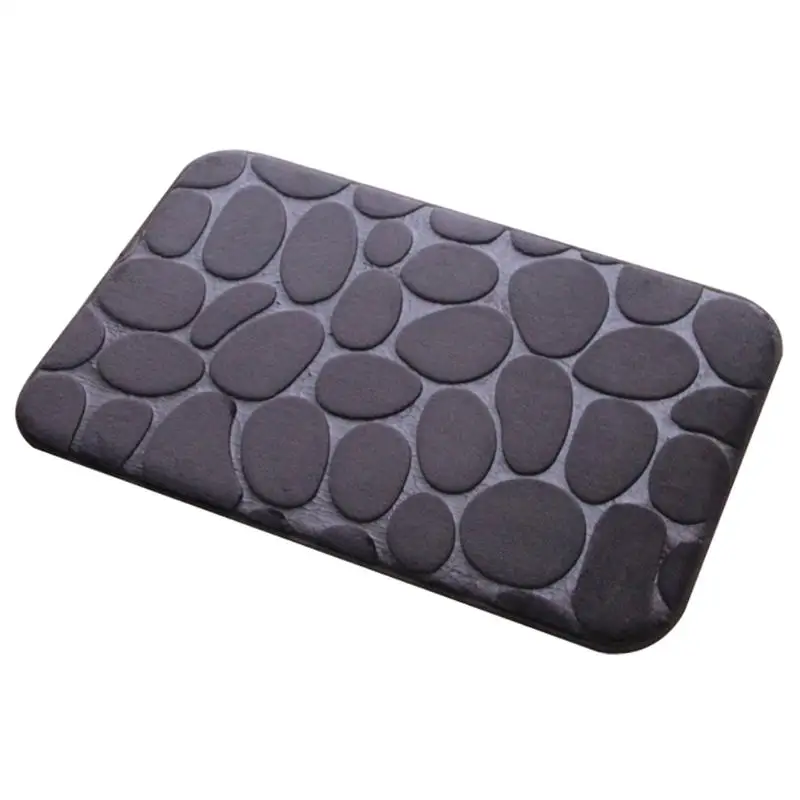 Dark Brown Коврик для ванной комнаты из пены с эффектом памяти, водопоглощающий коврик, нескользящий коврик для кухни, туалета, ванной, двери - Цвет: Dark Brown