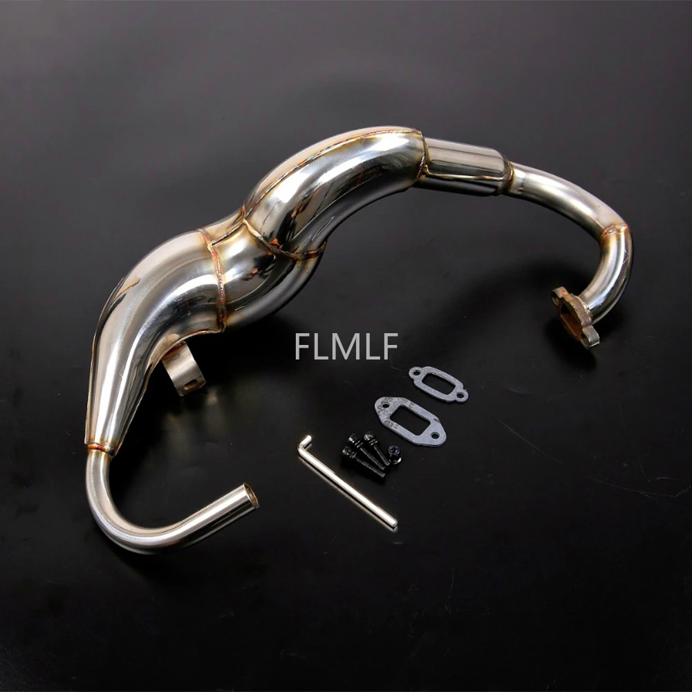 

Комплект выхлопных труб с крутящим моментом из нержавеющей стали подходит для 1/5 HPI ROVAN ROFUN KM GTB TS BAJA 5B 5T 5SC