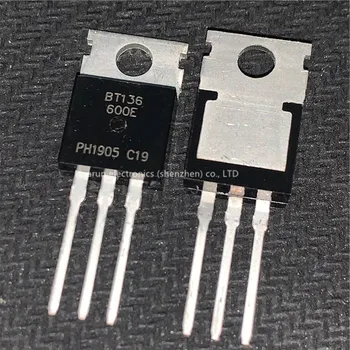 

10pcs/lot BT136 New Triac BT136-600E TO-220