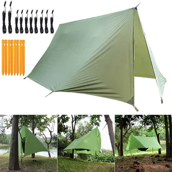 

Hot Outdoor Awning Mat Shelter Sunshade UV Protection Garden Camping Rodless Tent ED889