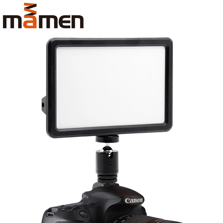 

MAMEN Photography Lighting Video Studio LED Light Lamp For Youtube Camera DSLR Live Streaming On Photo Dimmable LED Light Lamp