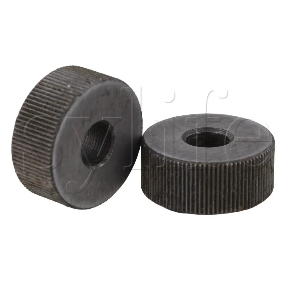 Knurling tool set 2PCS 19x8mm single straight knurling tool 0.6mm pitch linear knurl wheel