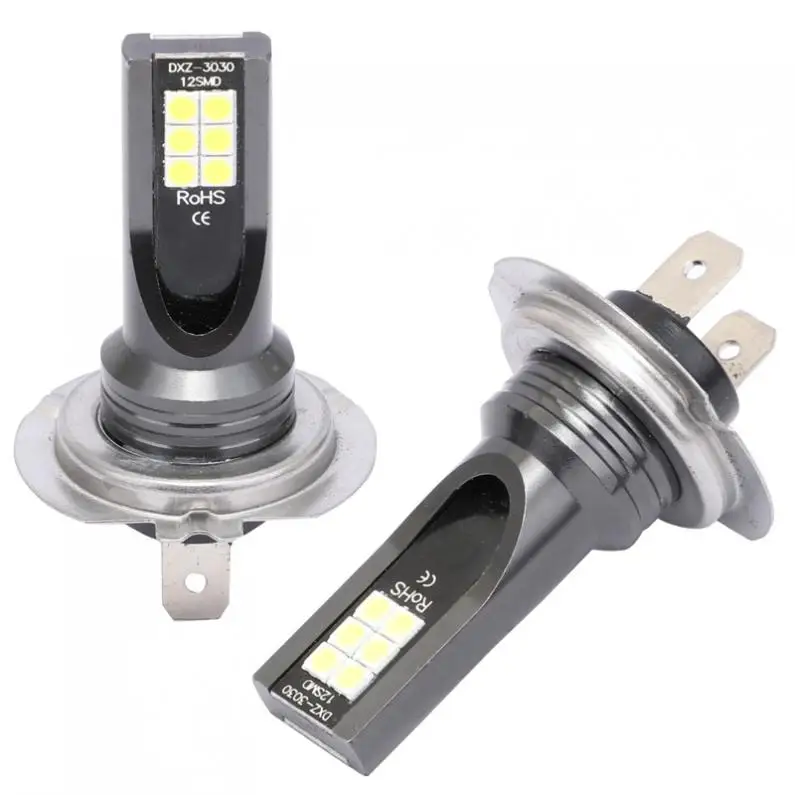 2 шт. H11/H8/9005/9006/H1/H3/H7 автомобильный SMD светильник s 1200LM 6500 K-7500 K белый светильник для вождения, для бега, автомобильный светильник, авто лампы
