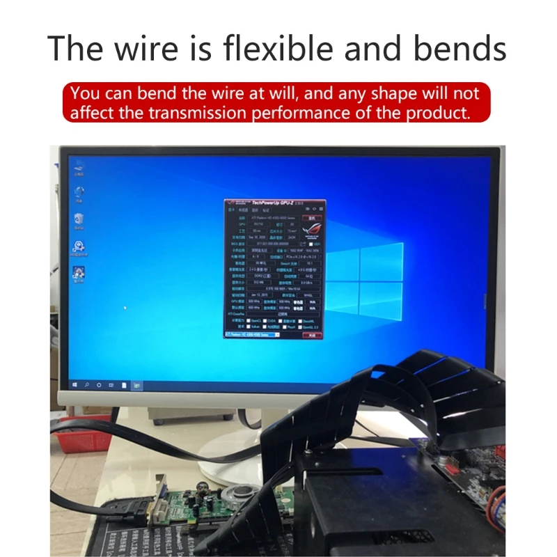 Full Speed 3.0 PCIe X16 Riser Cable - Shielded Graphics Card Extension for GPU with Antijam Technology Description Image.This Product Can Be Found With The Tag Names Computer Cables Connecting, Computer Peripherals, PC Hardware Cables Adapters, Riser cable graphics