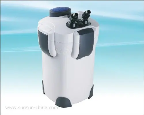 Water tank external filter fish tank bucket cartridge aquarium filter hw-304B uv germicidal light with filter material