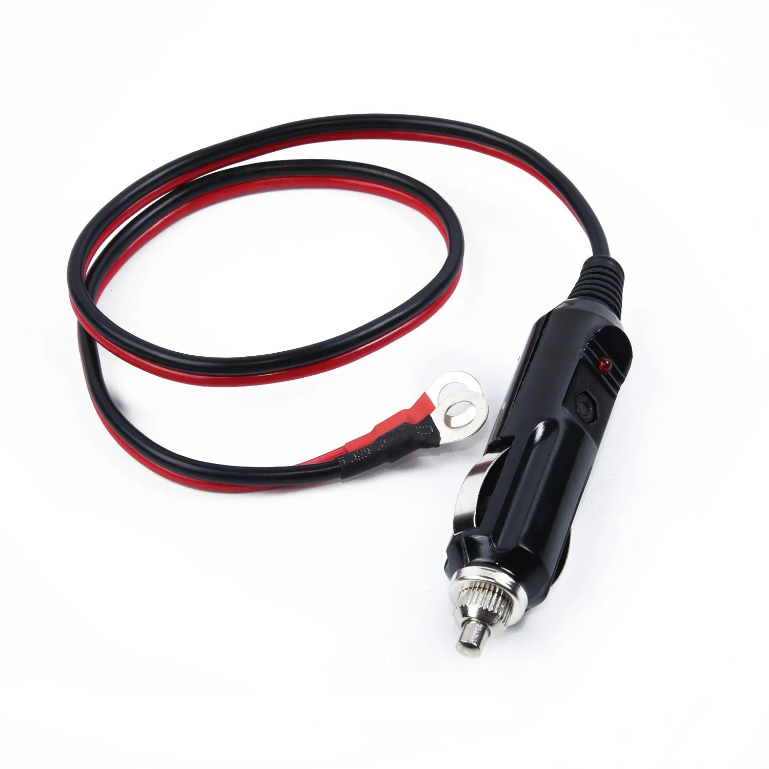 Supply Cord Wire Plug 1 Piece Parts Vehicle Tools 50cm/19 Inch Accessories Lighter Adapter Wire Lighter Plug Durable