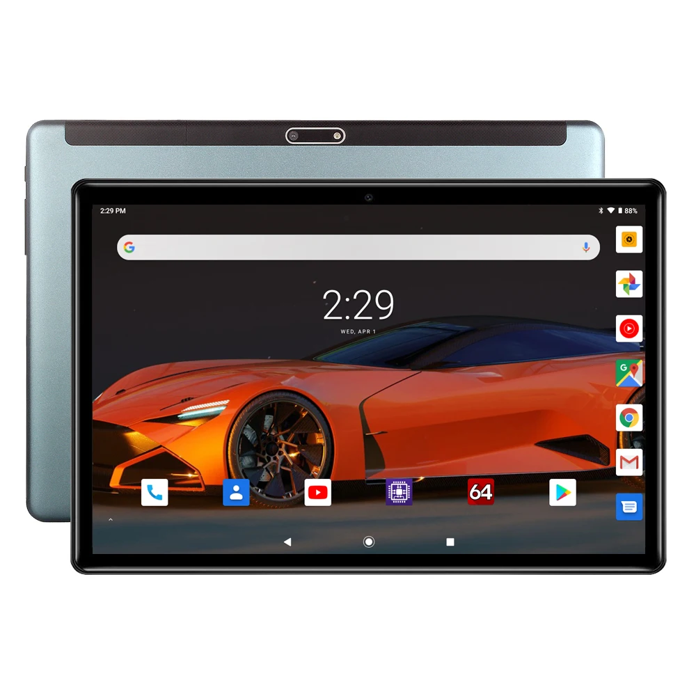 Горячая новинка 10-дюймовый четырехъядерный планшет 3G разблокировка телефонных