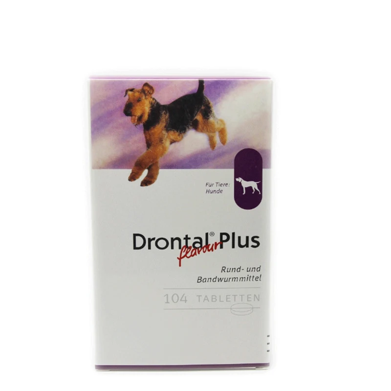 Drontal Plus для собак 8/32/104 таблеток (дегельмер собак) профессиональное