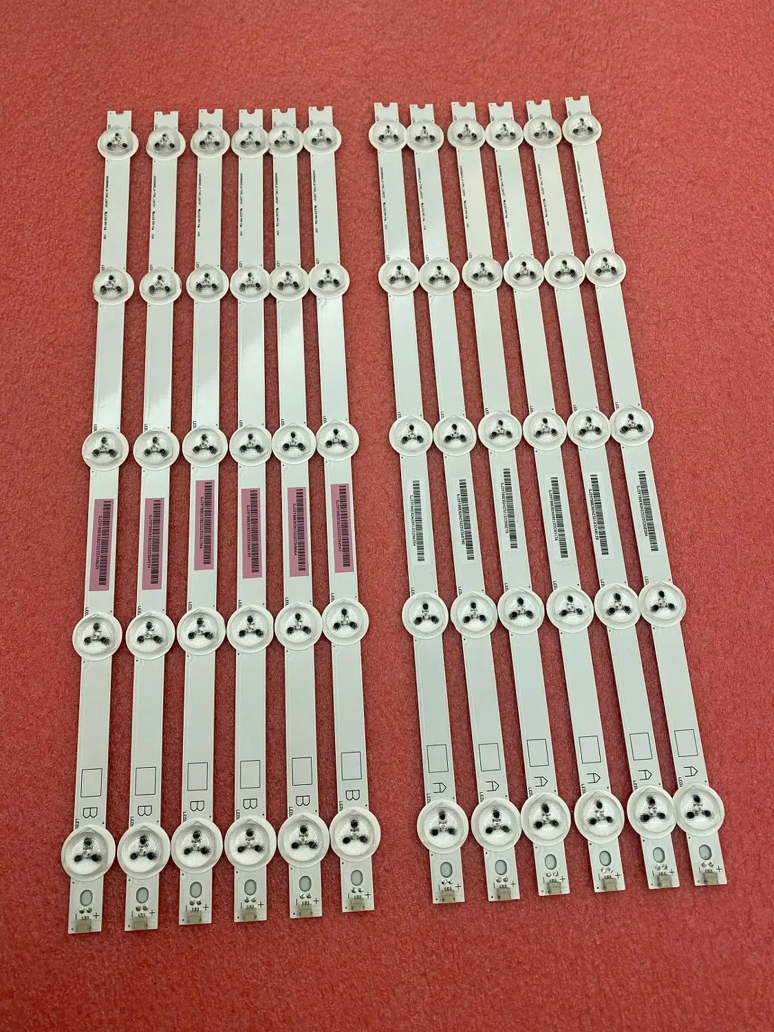 5 компл. = 60 шт. светодиодный подсветка полосы для Panasonic ТВ TH-L39B6M TH-39LRU60 SVA390A03 A B Тип T390HVN02.3