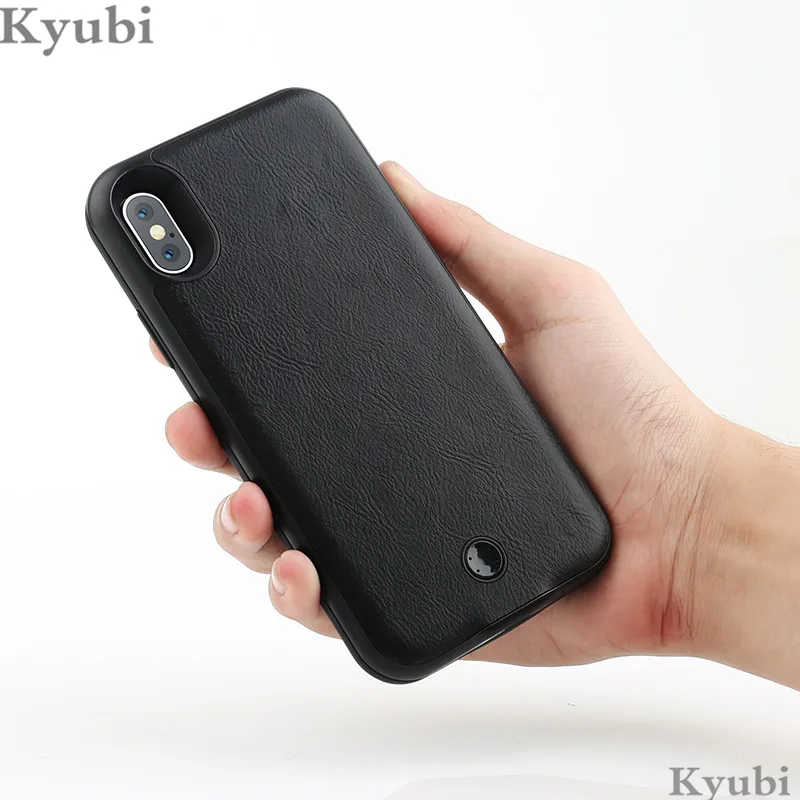 5000 мАч Зарядное устройство высокой мощности чехол для iphone 6 6s 7 8 plus внешний портативный беспроводной зарядный чехол для iphone 6 6s 7 8 plus