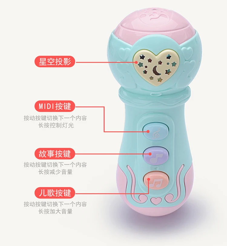 Baby Music Drum Toy Month Early Childhood Educational Toy 0-6-12 Infant Educational Toys Unisex Drum