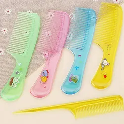 2Pcs/Set Baby Brush Comb Cute Boy Girl Kids Gentle Soft Hair Brush Comb Set Newborn Babies Plastic Anti-static Cartoon Comb Sets
