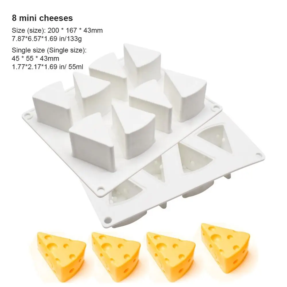 

3D Mould Silikonowe Moule Pan Cheese Shaped Cake Mold For Baking Dessert Ring Art Mousse Silicone Pastry Tools