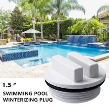 

1.5Inch Pool Winterizing Plug Filter Drain Plug with O-ring Threaded Return Hose Filter Drain Plug Swimming Pool Accessories