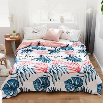 

Printed Washed cotton summer quilt small fresh air conditioning quilt core summer cool quilt bedding set throw blanket