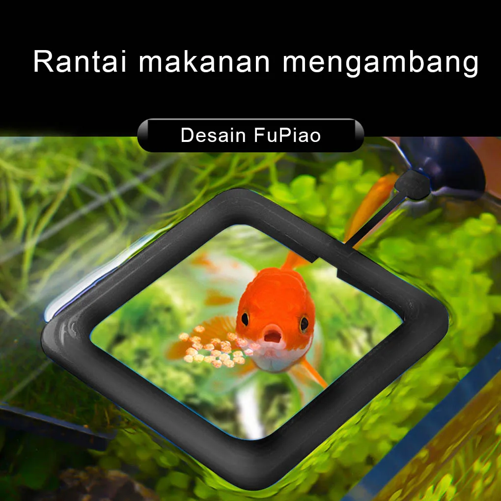 Aquarium Feeding Ring Fish Tank Station Floating Food Tray Feeder