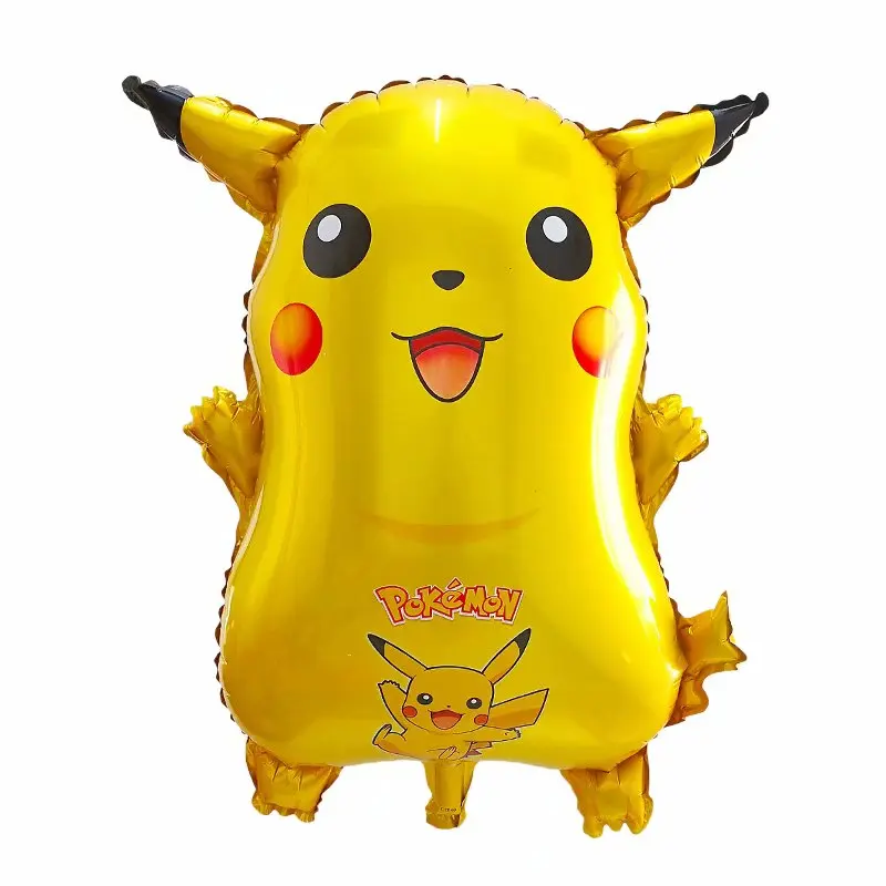 50 шт. мультфильм Пикачу Pokemon Go гелиевые шары надувные из фольги детские украшения для дня рождения Детские игрушки для первого года