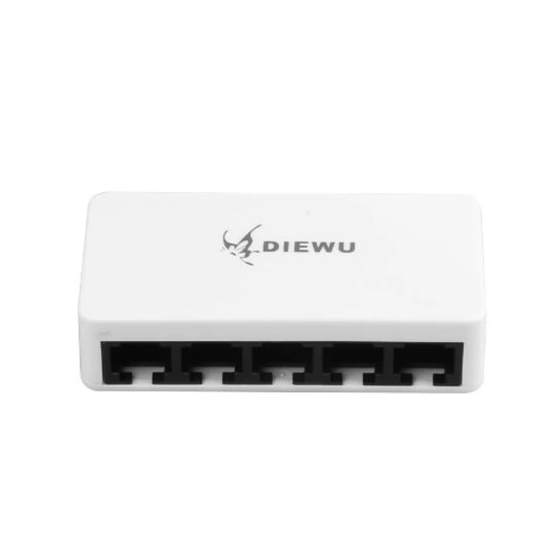 5 портов Настольный Ethernet-Коммутатор Ethernet сетевой коммутатор 100 Мбит/с LAN концентратор/полный или полудуплексный обменный Переключатель концентратор Ethernet 5 портов
