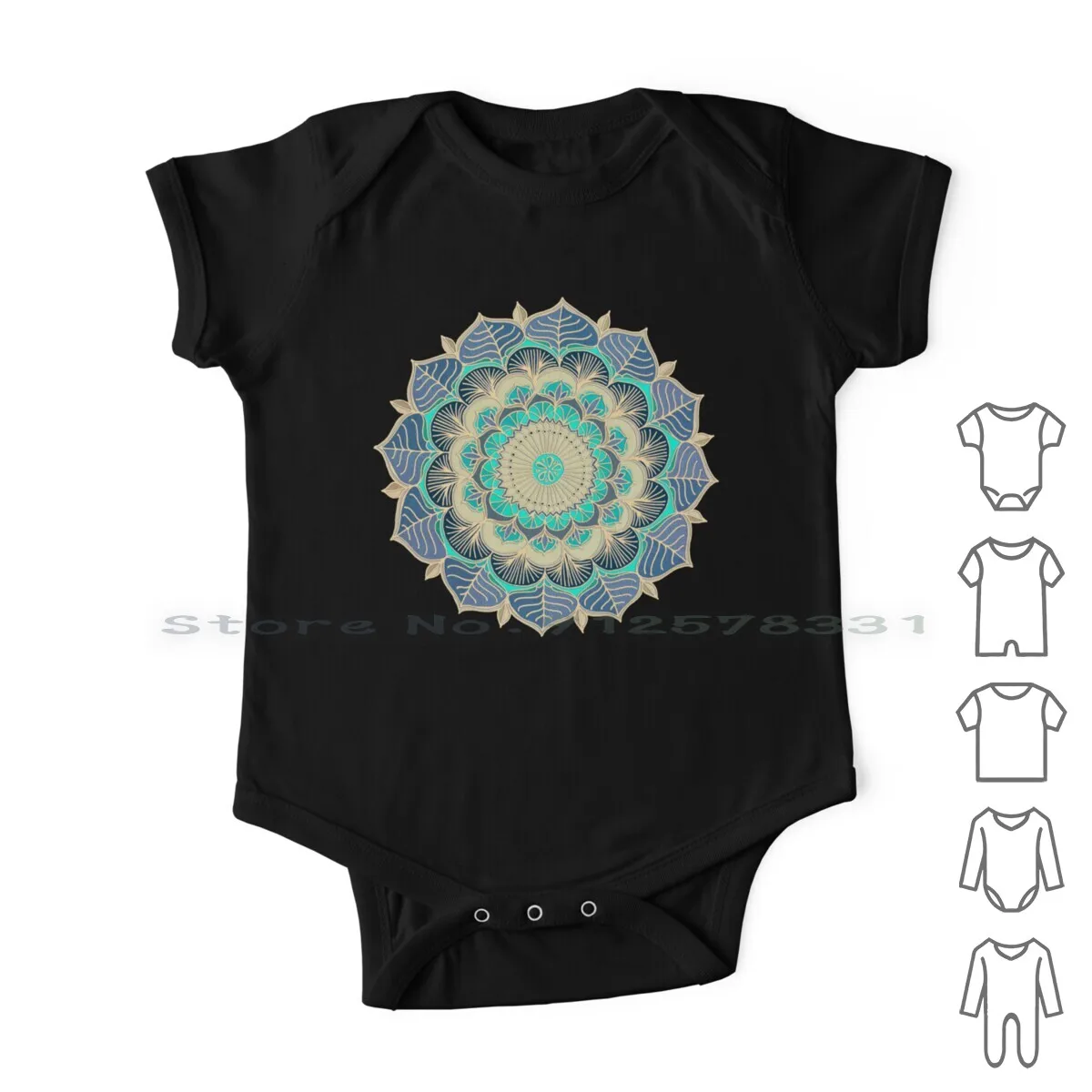 

Midnight Bloom Newborn Baby Clothes Rompers Cotton Jumpsuits Micklyn Zentangle Summer Spring Girly Trendy Popular Cases Cute