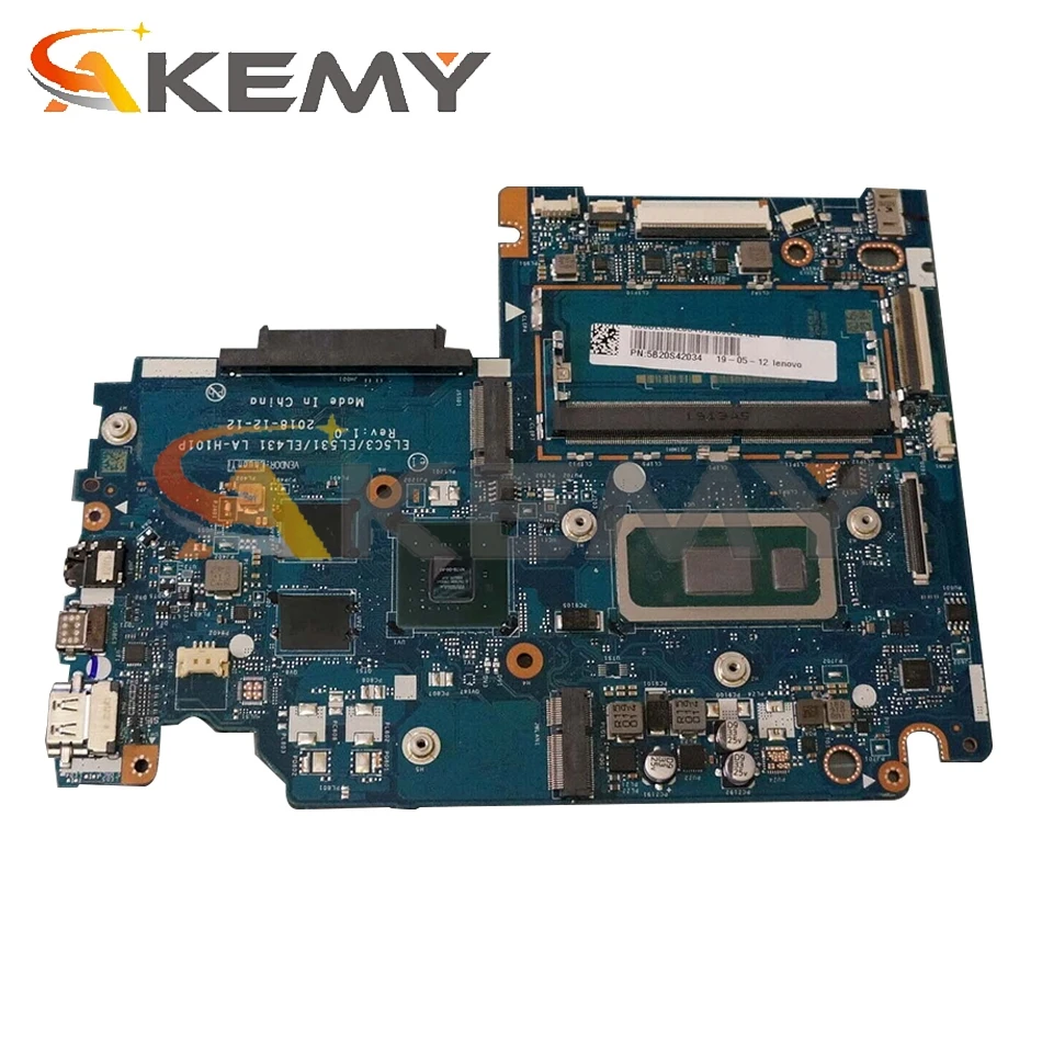 US $355.40 For Lenovo Flex15iwl S34014IWL S34015IWL laptop motherboard LAH101P with CPU I58265U RAM 4G GPU MX230 2G 100 test work