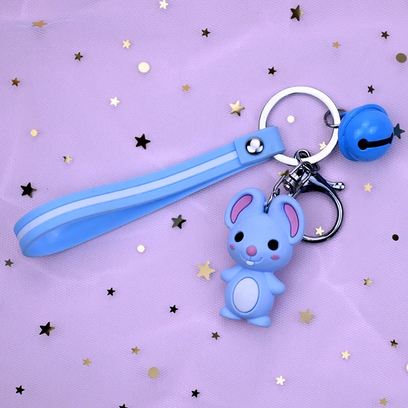 Милые животные кулон брелок Kawaii 12 Зодиак желтый цыпленок фигурка брелка для ключей девушки сумка Декор игрушки Дети подарки на день рождения Детские игрушки