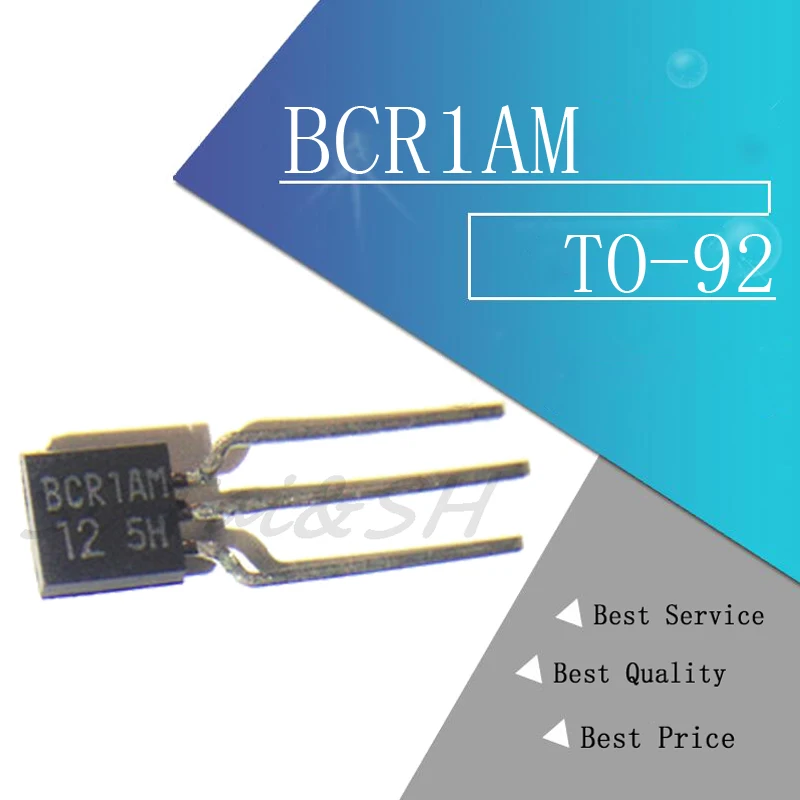10PCS BCR1AM BCR1AM-12A 1A 600V TO-92 | Электронные компоненты и принадлежности