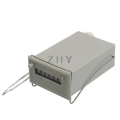 

CSK6-DKW 24VDC 6 Digits 2 Wires Metal Support Lockable Electronmagnetic Counter