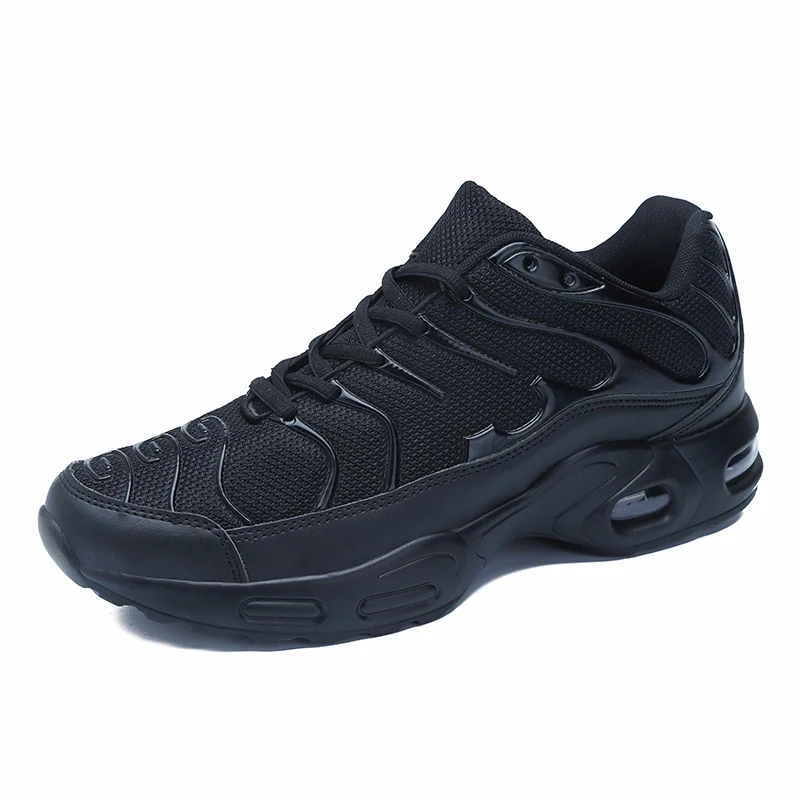 Дизайнерские официальные мужские Прогулочные кроссовки 95 TN Plus, кроссовки для спорта на открытом воздухе 95S tn 720, дизайнерские кроссовки, максимальный размер США 48 - Цвет: Черный