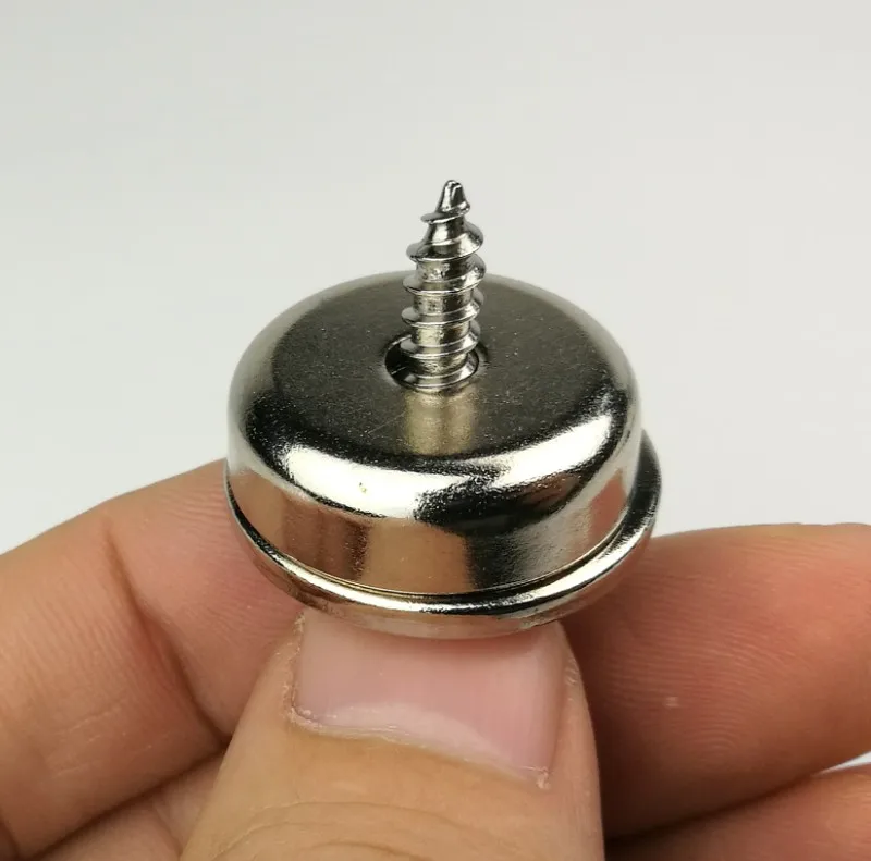 D25mm стальная чашка редкоземельный магнит с Запорная планка неодимовый магнит ловли наборы для фиксатор для дерева Рабочая мебель, дверь, шкаф