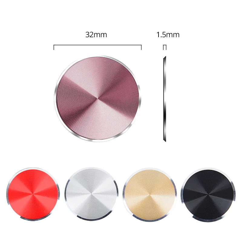 Enhanced Magnetic Metal Plate for Phone Holder - Sleek Iron Sheet Accessory for Secure Attachment