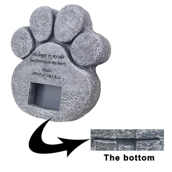 

Pet Dog Picture Grave Memorials Stone Marker Plaque Sturdy Headstone for Indoor Outdoor TP899