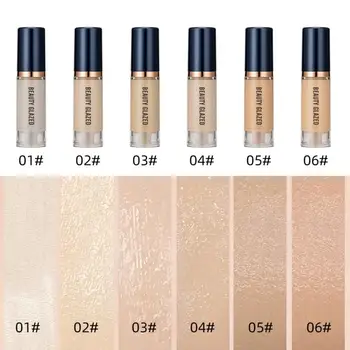 6 Colors Liquid Concealer Full Cover Makeup Face Corrector Cream Moisturizer Whitening Makeup Finish Women Beauty Cosmetic TSLM1 3 6 Colors Liquid Concealer Full Cover Makeup Face Corrector Cream Moisturizer Whitening Makeup Finish Women