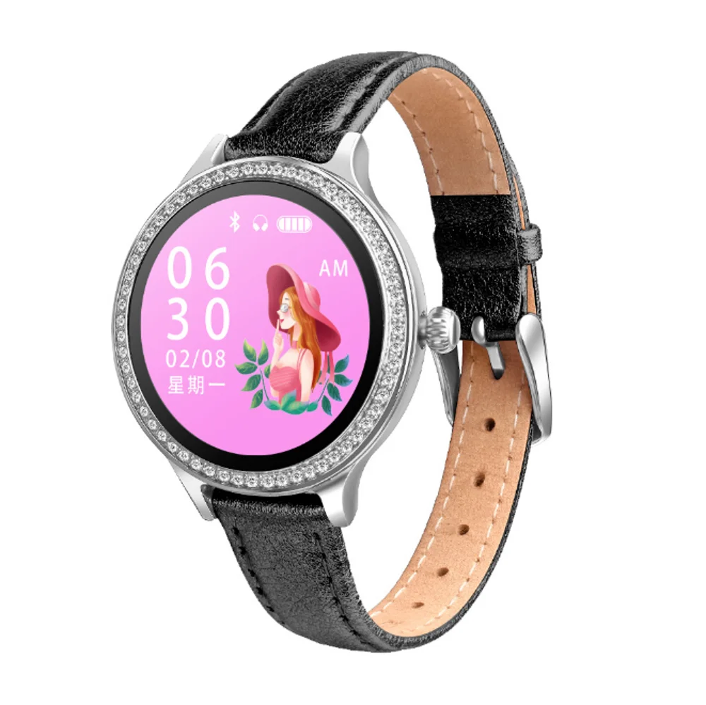 Несколько спортивных режимов M8 Смарт-часы Модные женские Девушки металлический браслет пульса Мониторинг Артериального Давления прогулки