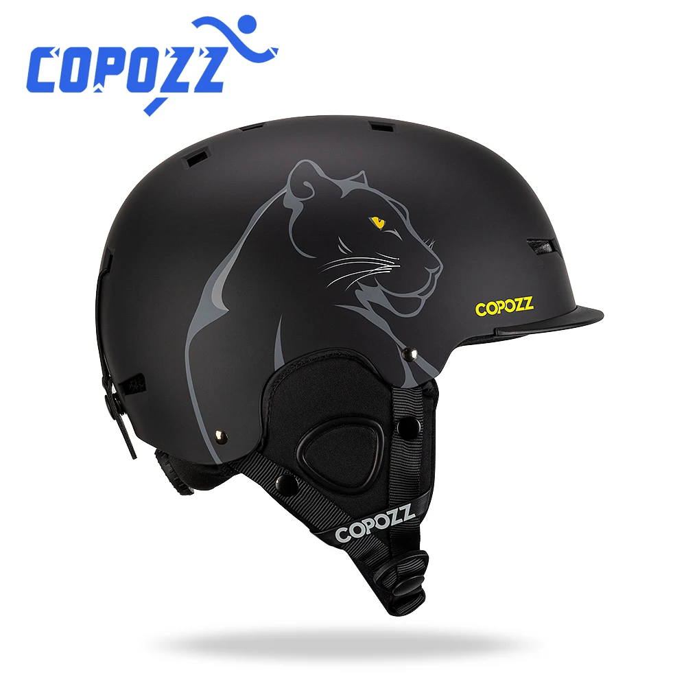 COPOZZ новый унисекс лыжный шлем Сертификат полузакрытый противоударный для