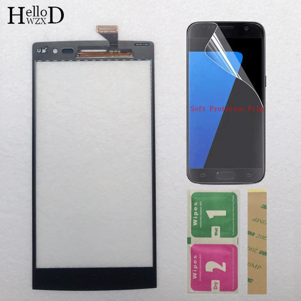 Сенсорный экран панель для Oppo Find 7 7a X9000 X9006 X9007 мобильный сенсорный экран Переднее стекло сенсорный экран Объектив сенсор защитная пленка