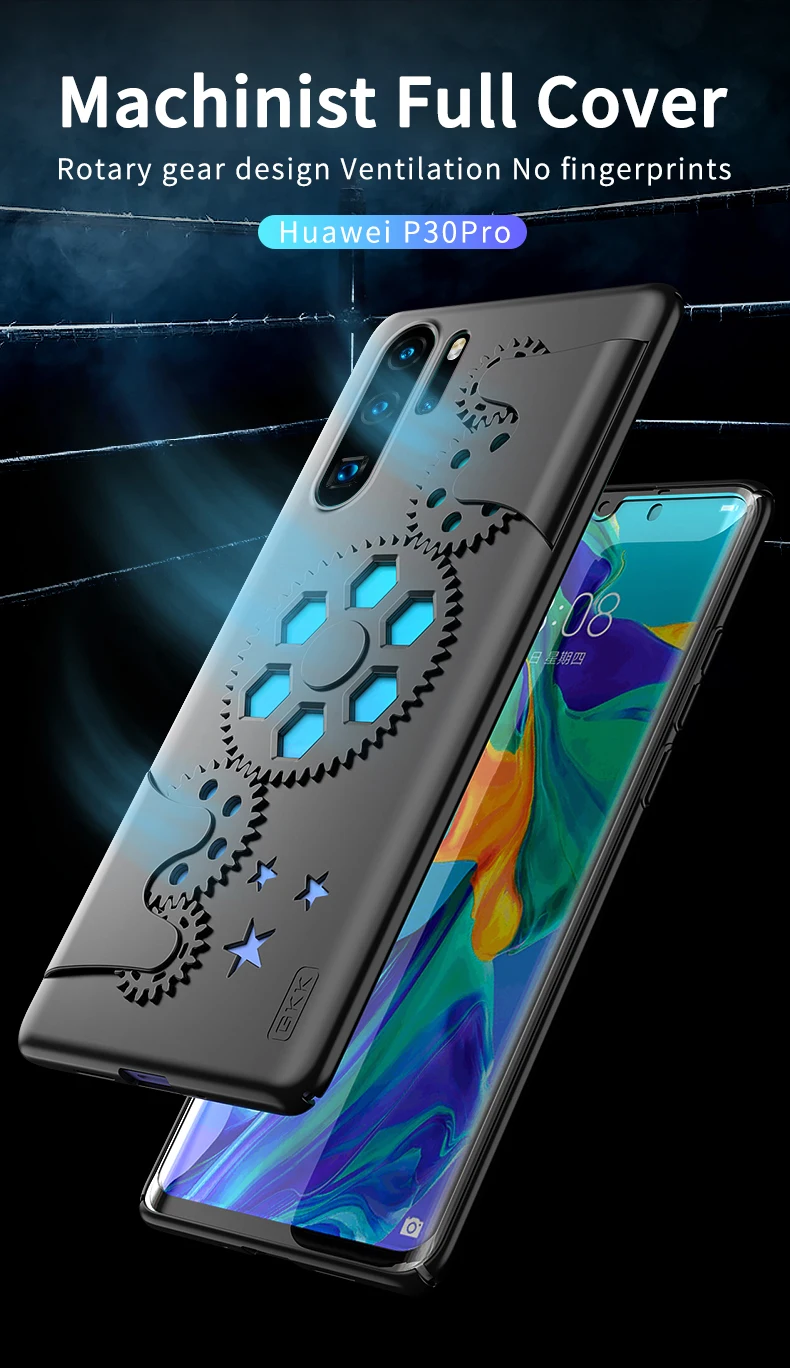 Чехол для телефона huawei P30 Pro Mechanic роторная декомпрессионная Шестерня крышка Анти-осень ультра-тонкий Жесткий ПК huawei P30 Pro Чехол для телефона