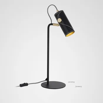 

Modern LED Table Lamp Bedside Lamp Lighting Table Lamps for Bedroom Art Deco Leather Light Fixtures Study Room Read Desk Lamp