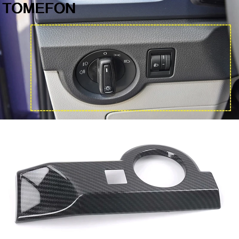 TOMEFON для Volkswagen T Cross 2018 2019 2020 переключатель фар декоративная рамка кнопки крышка