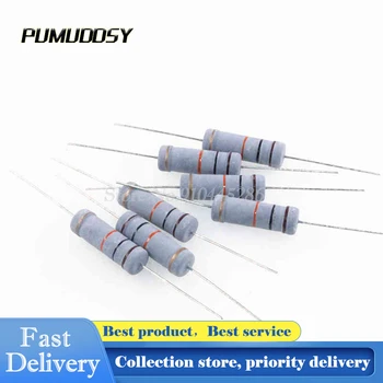 

20PCS 3W Carbon Film Resistor 5% 1R ~ 1M 1R 4.7R 10R 22R 33R 47R 1K 4.7K 10K 100K 10 22 33 47 4K7 ohm oxide film resistance