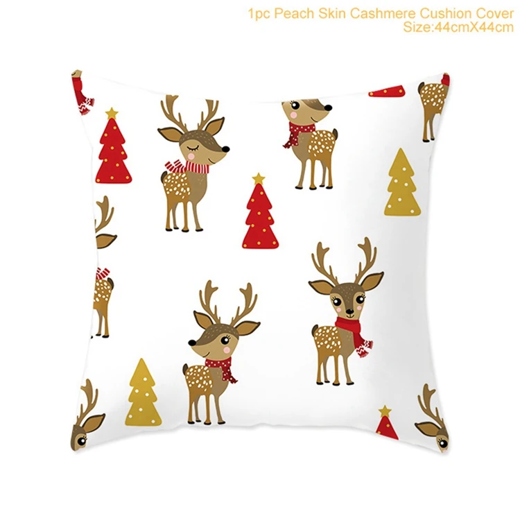 pillowcase style 9 Счастливого Рождества Рождественский Чехол на подушку украшения декоративные рождественские украшения для дома Navidad счастливые новогодние подарки - Цвет: pillowcase style 9