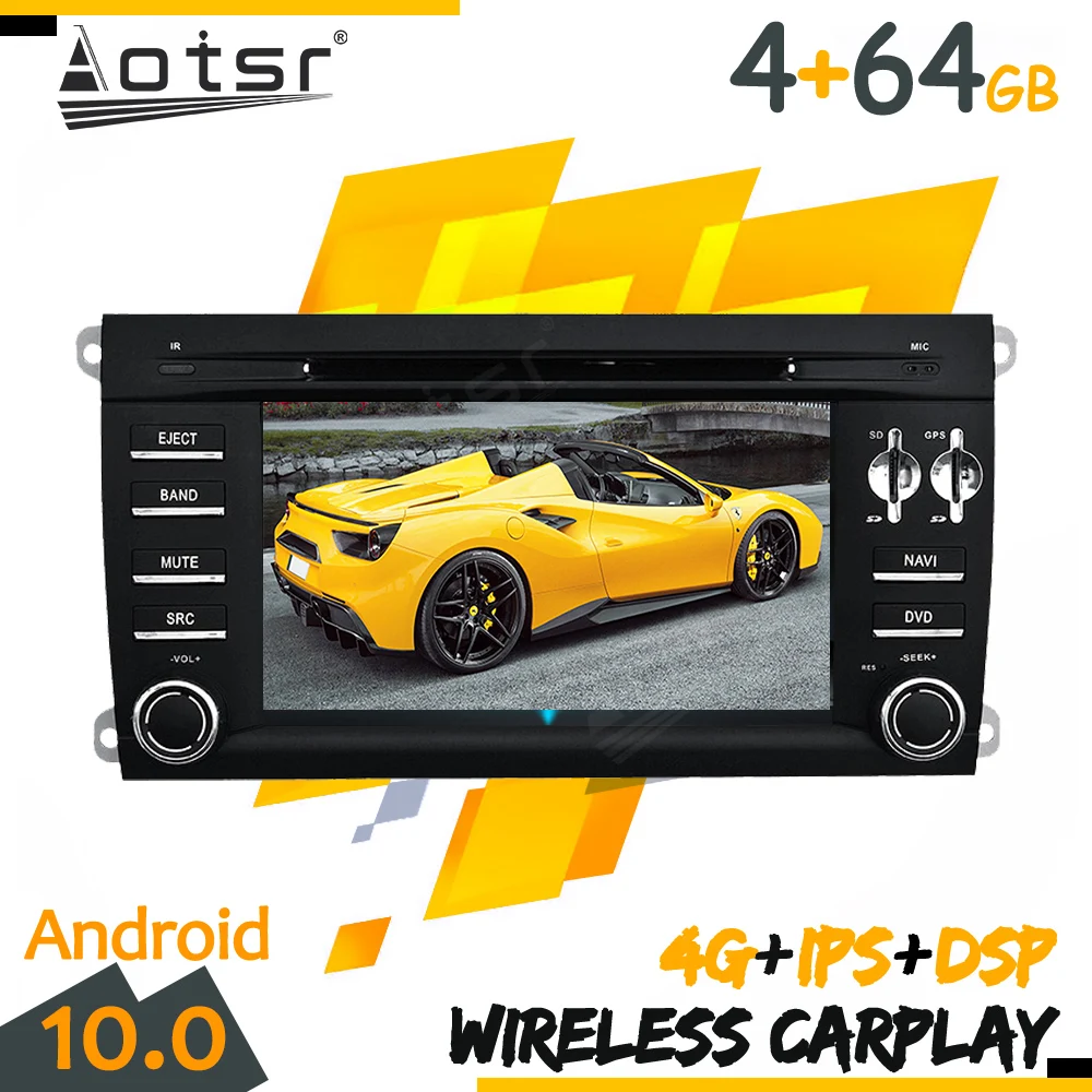 

Магнитола на Android, автомобильный магнитофон для Porsche Cayenne 2003 2004-2010 с GPS Навигатором, мультимедийный плеер, Стерео Авторадио, головное устройство Carplay