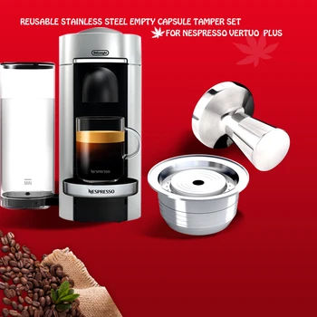 

Refillable Reusable Stianless Steel BIG CUP Coffee Capsula Nespresso Vertuo Coffee Capsule Filter Espresso Vertuoline Machine
