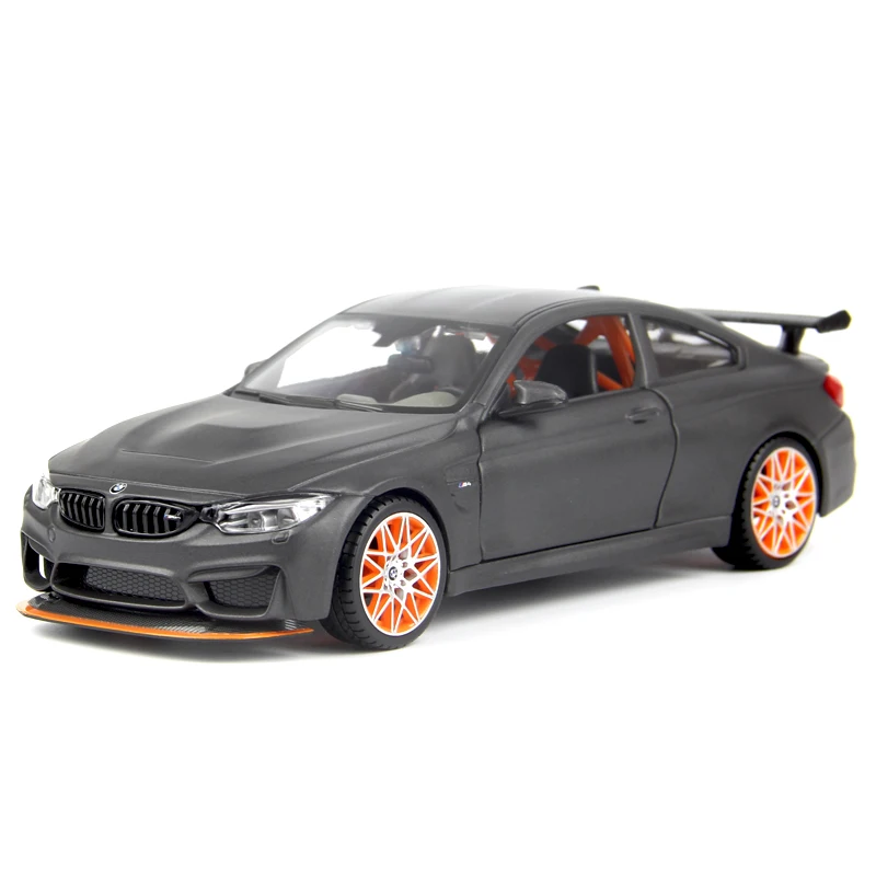 Maisto 1:24 BMW M4 GTS черный спортивный автомобиль модифицированный аналоговый сплав