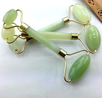 

Hot! Portable Facial Massage Roller Plate Double/Single Heads Jade Stone Massager Eye Face Neck Thin Lift Relax Slimming Tools
