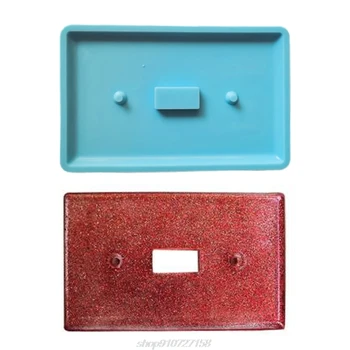 

DIY Switch Socket Panel Silicone Mould Crafts Decoration Making Tools Crystal Epoxy Resin Mold N06 20 Dropshipping