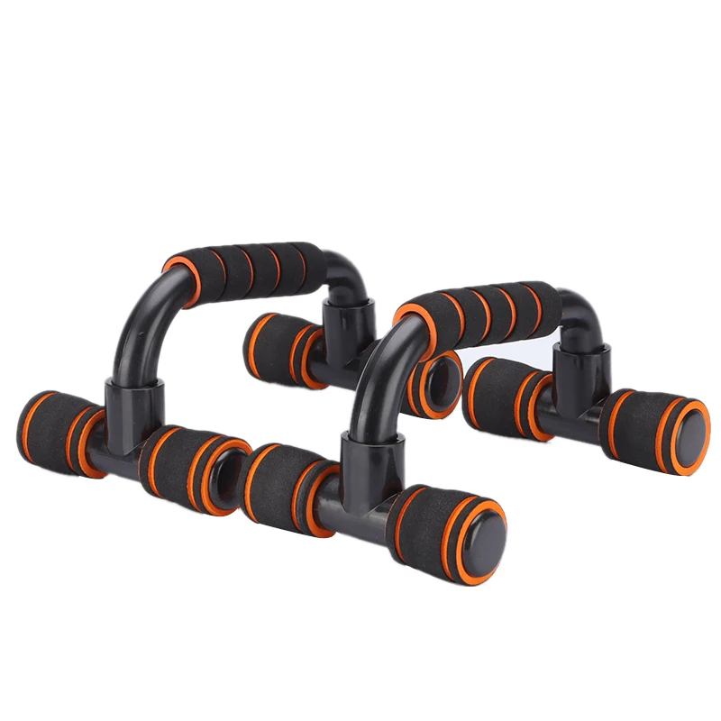 

1 Pair Fitness Push-Ups Stands Bars Body Building Fitness Equipments Chest Bar Sponge Hand Grip Trainer for Home or Gym