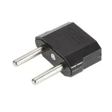 Adaptateur de Conversion de prise de courant US à EU, prise de voyage ronde, chargeur mural, 5 pièces