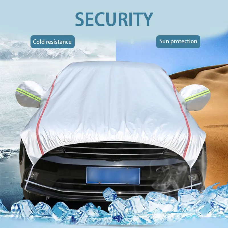 Universal Schnee Abdeckung Halbe Auto Abdeckung Hagel Sonne Regen Indoor  Outdoor Schutz Abdeckung für SUV Limousine Staubdicht Schnee-Sun Shades -  AliExpress