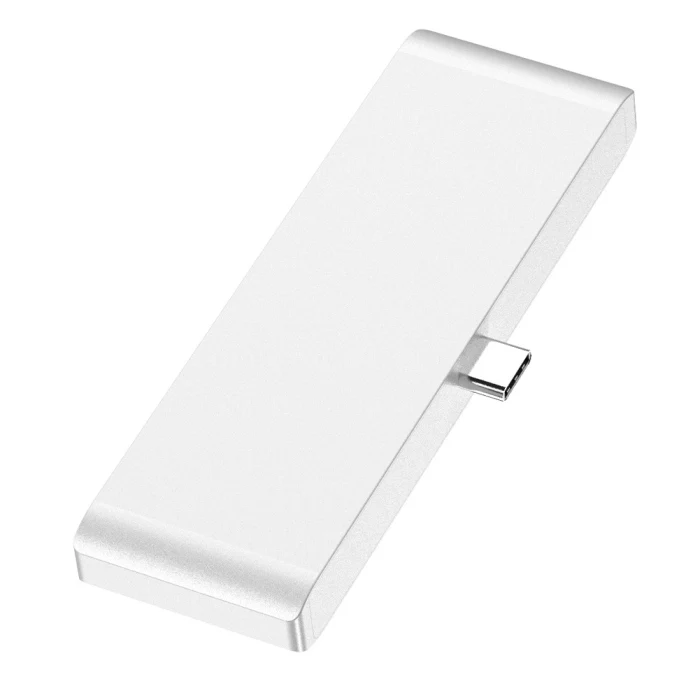 4 в 1 Тип C к USB-C 4K HDMI USB 3,0 3,5 мм аудио концентратор адаптер для iPad Pro VH99